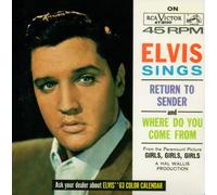 Elvis PRESLEY - Soundtrack : Girls Girls Girls Return To Sender 2-track CARD SLEEVE 1) Return To Sender 2) Where Do You Come From CDSINGLE