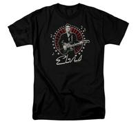 Elvis Presley Stars T Shirt Rock N Roll Band Music MerchBlackL