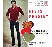 Elvis Presley - Wooden Heart - 7" Espagnol Noir [Vinilo]
