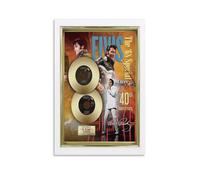 Elvis PresleyArt - Pintura decorativa impermeable y resistente a las manchas, sala de estar, estudio, cafetería, pintura de pared, instalación gratuita, fácil de limpiar, opción de regalo preferida