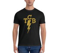 Elvis-The King of Rock 'n'roll TCB Fitted T-Shirt for Women Fashion Shirt Best Gift Idea Fitted T-Shirt Anime Black