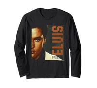 Elvisly Yours Elvis Presley Dots Texto Viva Las Vegas Manga Larga