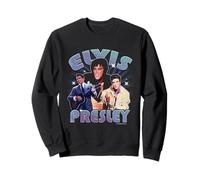 Elvisly Yours Elvis Presley El Rey Retro Montage Sudadera