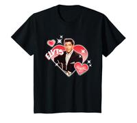 Elvisly Yours Elvis Presley Love Hearts Día de San Valentín Niños Camiseta