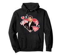 Elvisly Yours Elvis Presley Love Hearts Día de San Valentín Sudadera con Capucha