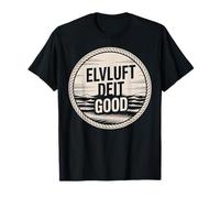 Elvluft Deit Good Hamburg City Amanecer Olas Camiseta
