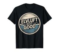 Elvluft Deit Good Hamburg City Amanecer Olas Camiseta