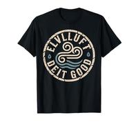 Elvluft Deit Good Hamburg City Amanecer Olas Camiseta