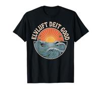Elvluft Deit Good Hamburg City Amanecer Olas Camiseta