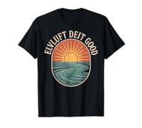 Elvluft Deit Good Hamburg City Amanecer Olas Camiseta