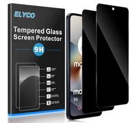ELYCO Cristal Templado de Privacidad para Motorola Moto G56 5G, 2 Piezas 9H Dureza Antiespia Protector de Pantalla, Anti Espía Protector Pantalla, Anti-Rasguños, Sin Burbujas Vidrio Templado