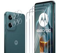 ELYCO Cristal Templado para Motorola Moto G05, 3 Piezas Protector de Pantalla + 3 Piezas Protector de Lente Cámara, 9H Dureza Anti-Rasguños, HD Transparente