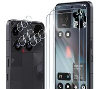 ELYCO Cristal Templado para Nothing Phone 3, 3 Piezas Protector de Pantalla + 3 Piezas Protector de Lente Cámara, 9H Dureza Anti-Rasguños, Sin Burbujas HD Transparente Vidrio Templado
