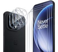 ELYCO Cristal Templado para OnePlus 15 5G, 3+3 Piezas | 3 Piezas Protector de Pantalla + 3 Piezas Protector de Lente Cámara, 9H Dureza Anti-Rasguños, HD Vidrio Templado