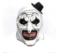 eLymwoo Arkham - Máscara de látex de espantapájaros, casco de caballero, disfraz de Joker, fiesta de Halloween, accesorio de actuación (Joker)