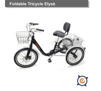 Elysê CicloTEK: Triciclo Eléctrico Plegable 16ah Sin faro