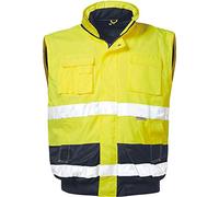 Elysee 23558 - 2 x l tamaño 2 X -LARGE "Siegfried" PILOT chaqueta - fluorescente amarillo/azul marino