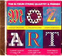 Elysium String Quartet - Mozart: Quintet K.581 / Quintet K.407 / Dvto K.251