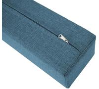 ELYSYSRL Bed Extender Mattress Side Twin to Full for Kids, Bed Gap/Space Filler, Headboard Pillow Between Headboard and Mattress or Wall, High-Density Foam with Removable Cover(Blue,90x20x25cm)