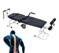 ELZEM Banco de Tracción Cervical Lumbar Hernias Discales Dolores Cervicales Alivia el Dolor y Mejora La Postura Equipo Dispositivo Estiramiento Corporal Bed Width 36cm