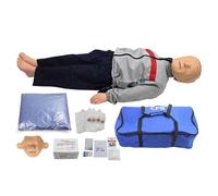 ELZEM Maniquí de RCP Niños Maniquí de Entrenamiento de Primeros Auxilios de Cuerpo Completo para Práctica de Primeros Auxilios para Bebés y Niños A