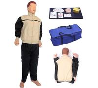 ELZEM Maniquí De Reanimación, Maniquí De Primeros Auxilios para Entrenamiento De RCP, Simulador De Reanimación Cardiopulmonar para Material Educativo Médico