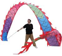 ELzEy Cintas de Danza del dragón de Fitness, Cintas de Danza del dragón de Fitness for espectáculos de talentos, Cintas de Deportes de Playa en el Parque(1style,6m/19.6ft)