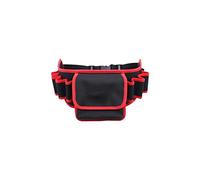 ELzEy correas y fundas Bolsillos for electricistas pequeños portátiles multifunción cinturones gruesos reparación de electrodomésticos bolsa de cintura Oxford tela kit de electricista (Color : Rosso