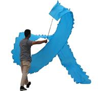 ELzEy Dragon Dance Ribbon Fitness Dragon Dance Ribbon, Cinta Deportiva for Juegos Entre Padres e Hijos, Lanzamiento de serpentinas al Aire Libre(BLU,6m/19.6ft)