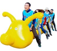 ELzEy Juegos de Team Building al Aire Libre: Actividades cooperación y relaciones grupales(Giallo,4 Seats)