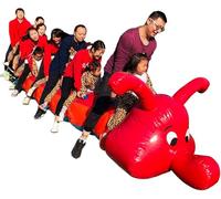 ELzEy Juegos de Team Building al Aire Libre: Actividades cooperación y relaciones grupales(Rosso,8 Seats)
