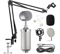 ELzEy Kit de micrófono Condensador, micrófono for Cantar, práctico Juego de Karaoke, micrófono for grabación de Chat, Ordenador