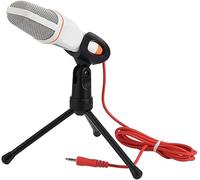 ELzEy Micrófono de Mano, micrófono, se Puede Utilizar for Grabar, en, transmitir, Cantar, Estudio de grabación (Color : Bianco)