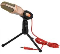 ELzEy Micrófono Micrófono estéreo for el hogar Computadora Video Voz Micrófono Modelos enchufables con Soporte