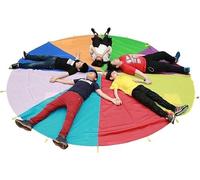 ELzEy Paraguas de arcoíris for jardín Infantes, educación temprana, Entrenamiento con Juegos for niños pequeños, Equipo Ayuda for enseñanza Inteligencia Corporal(12m/39.37ft)