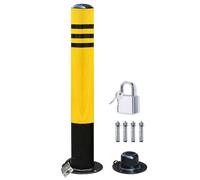 ELzEy Poste de Barrera de Parking Bolardo de la cerradura del espacio del aparcamiento, poste desprendible de la barrera del aparcamiento con la altura del candado 500m m para Estacionamiento de Autom