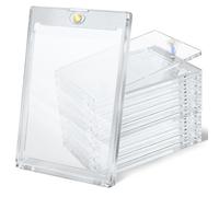 elzle 10 fundas magnéticas para tarjetas 35PT con protección UV, protecciones transparentes con cierre magnético para cartas coleccionables/cartas de juego/tarjetas deportivas