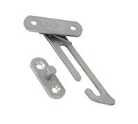 ELZNSQQK Bisagra de Soporte de Viento for Ventana Derecha, Tope de Vidrio, Hebilla de Seguridad de Acero Inoxidable, Soporte de Puerta corrediza, localizador de puntal, Pieza de Hardware