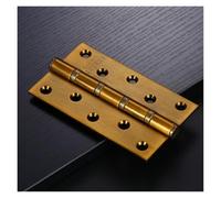 ELZNSQQK Bisagras Planas de Acero Inoxidable de 2 Piezas, de 4 y 5 Pulgadas, for Puertas de Madera Maciza, Plegables, ranuradas y firmes.(2pcs 5 Inch D)