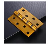 ELZNSQQK Bisagras Planas de Acero Inoxidable de 2 Piezas, de 4 y 5 Pulgadas, for Puertas de Madera Maciza, Plegables, ranuradas y firmes.(2pcs 4 Inch D)