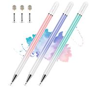 ELZO 2 en 1 Universal Lápiz Táctil de Precisión, Bolígrafos Stylus, Compatible con Todas Las tabletas iPhone/iPad/Samsung/Lenovo/Huawei Pantalla táctil, Tapa magnética, reemplazo de bolígrafo táctil