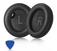 ELZO Almohadillas de Repuesto para Auriculares Anker Soundcore Space One (S1), Almohadillas de Repuesto Premium para Space One Pro, Almohadillas con cancelación de Ruido, Color Negro