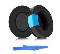 ELZO Almohadillas de Repuesto para Auriculares Audio-Technica ATH M50XBT M50X M40X, HyperX Cloud/Flight/Alpha/Stinger, SteelSeries Arctis 7X/9X/Pro, Sony MDR V6/V7, Cooling Gel