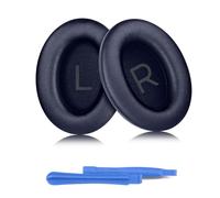 ELZO Almohadillas de Repuesto para Auriculares Bose QuietComfort 45 (QC45)/SE (QC SE), Piel más Suave de Primera Calidad, Espuma de cancelación de Ruido de Alta Densidad, Grosor añadido (Azul)