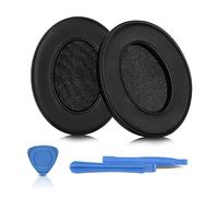 ELZO Almohadillas de Repuesto Profesionales para Sony WH-1000XM3 (WH1000XM3) Auriculares Supraaurales, Cuero de Proteína más Suave, Aislamiento de Ruido, Espuma Viscoelástica, Grosor Añadido (Negro)