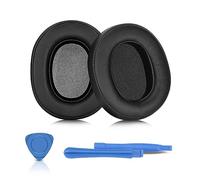 ELZO Almohadillas de Repuesto Profesionales para Sony WH-1000XM5 (WH1000XM5) Auriculares Supraaurales, Cuero de Proteína más Suave, Aislamiento de Ruido, Espuma Viscoelástica, Grosor Añadido (Negro)