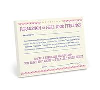 Em & Friends Almohadilla deslizante de permiso, para adultos para sentir tus sentimientos, 6.5 x 5 pulgadas