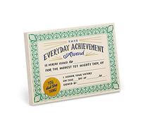 Em & Friends Everyday Achievement - Bloc de notas para certificado de papel y divertido trofeo, 5.1 x 7 pulgadas