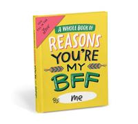 Em & Friends Reasons You're My BFF Book Fill in the Love - Diario de regalo de libro en blanco, 4.1 x 5.4 pulgadas
