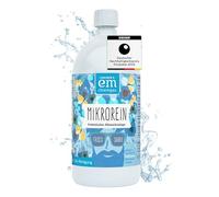 EM-Mikrorein - Limpiador multiusos probiótico orgánico y aditivo de lavado con microorganismos eficaces, 1 litro, con nuez de lavado, aroma a limón